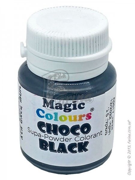 Краситель-пудра для шоколада Magic Colours Черный 5г< фото цена